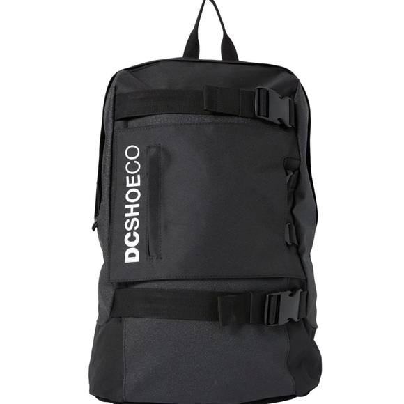 DC Black Backpack Sleek Minimalist Design - Picture 1 of 6